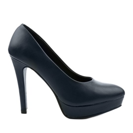 Klassische marineblaue Jynyss Heels