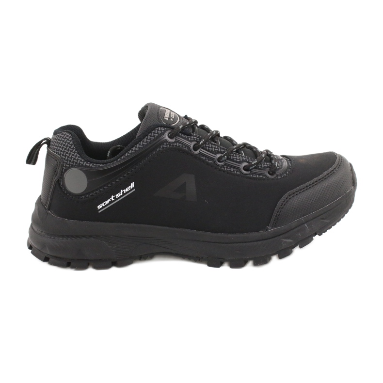 American Club Amerikanische Sportschuhe wasserdichte Softshell HL04 / 20 schwarz grau