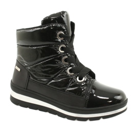 Schwarze Schneeschuhe, Caprice 26212-25 019 Membran