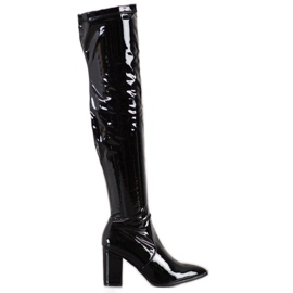 Seastar Latexstiefel schwarz