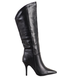 Seastar Stiefel mit hohem Absatz schwarz