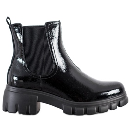 Goodin Chelsea-Boots auf der Plattform schwarz