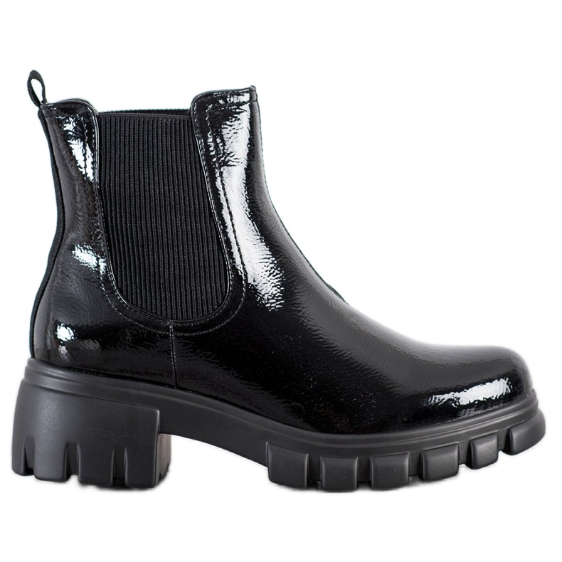 Goodin Chelsea-Boots auf der Plattform schwarz