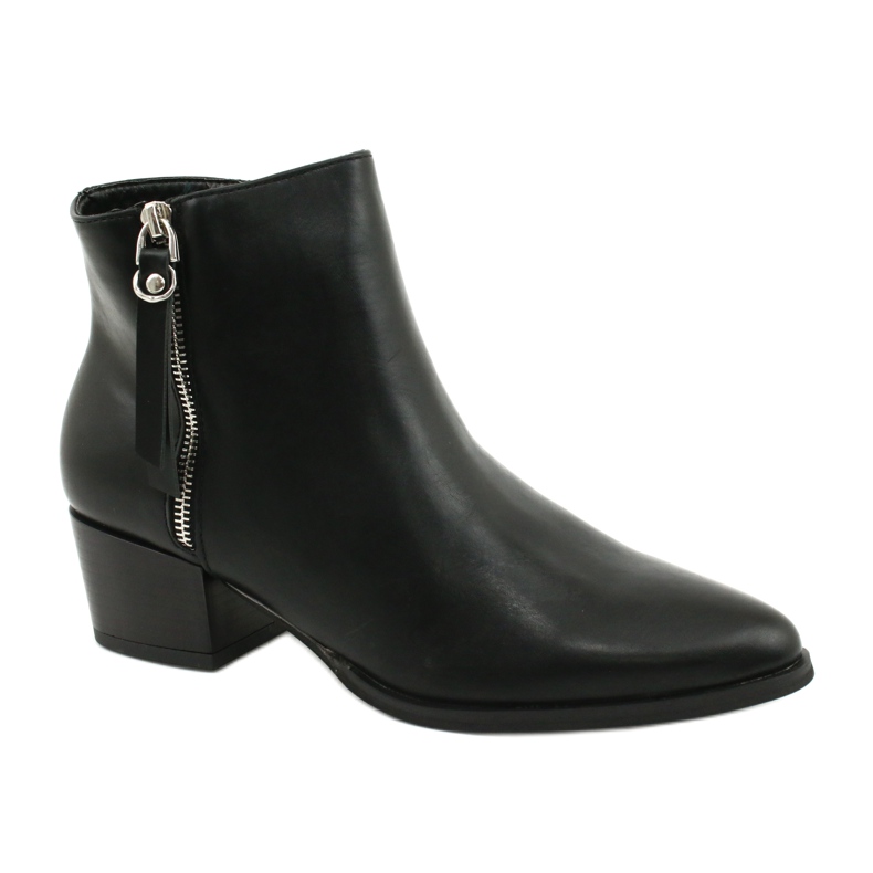 Winterstiefel am Jezzi 20BT35-3028 Reißverschluss schwarz