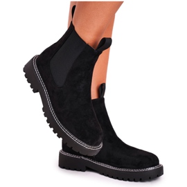 Ideal Schwarze Stiefeletten für Damen Jodhpur-Stiefel Resist