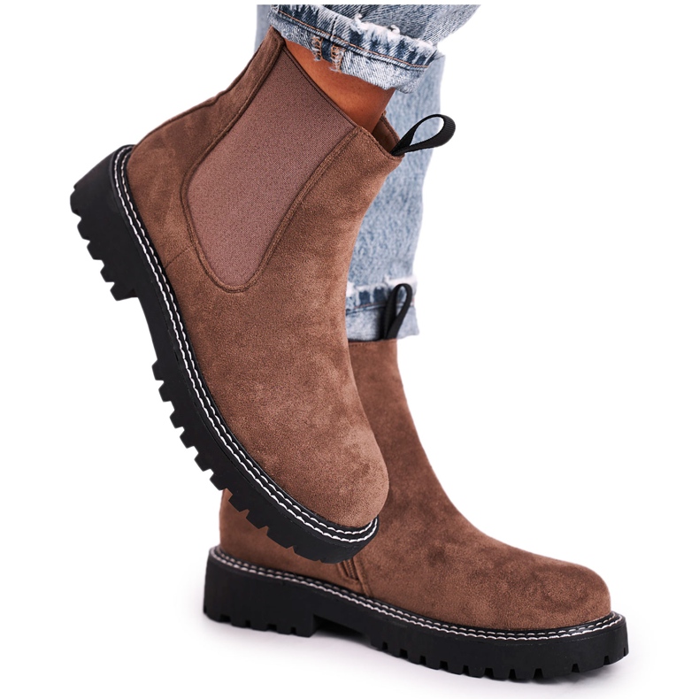 Ideal Chelsea Boots für Damen Khaki Resist grün