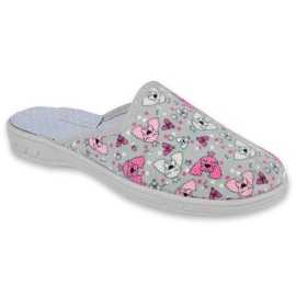 Befado farbige Kinderschuhe 707Y411 rosa grau