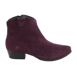 Damen Wildleder Maciejka Violet Stiefel 04289-05 lila