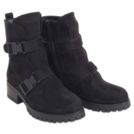 Schwarze Militärstiefel 0-358 Schwarz