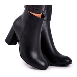 FW1 Damenstiefel mit Absatz Black Gun schwarz
