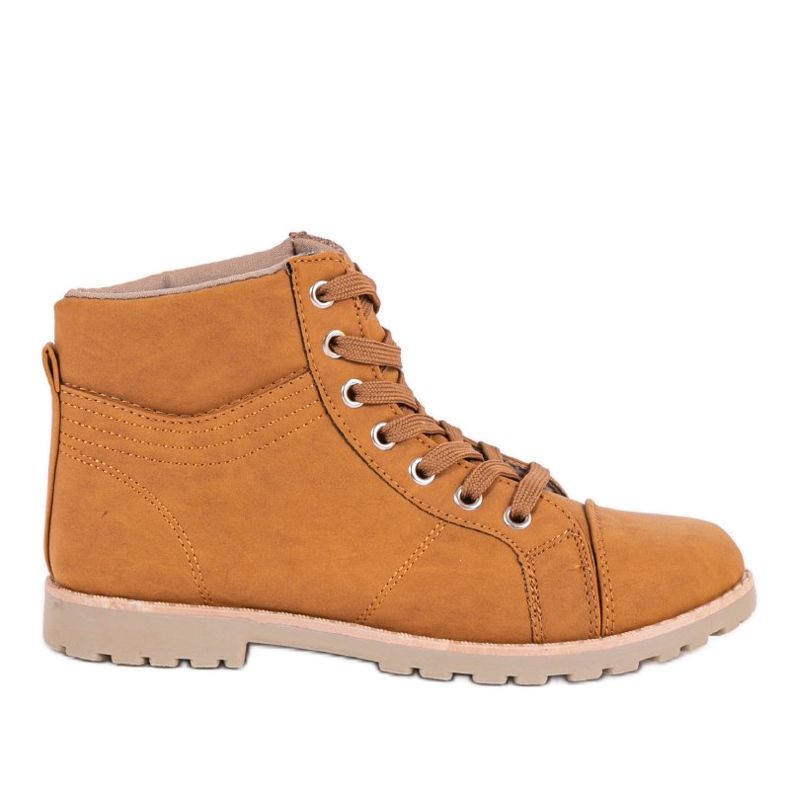 Camel Schnürstiefel BK-77 gelb