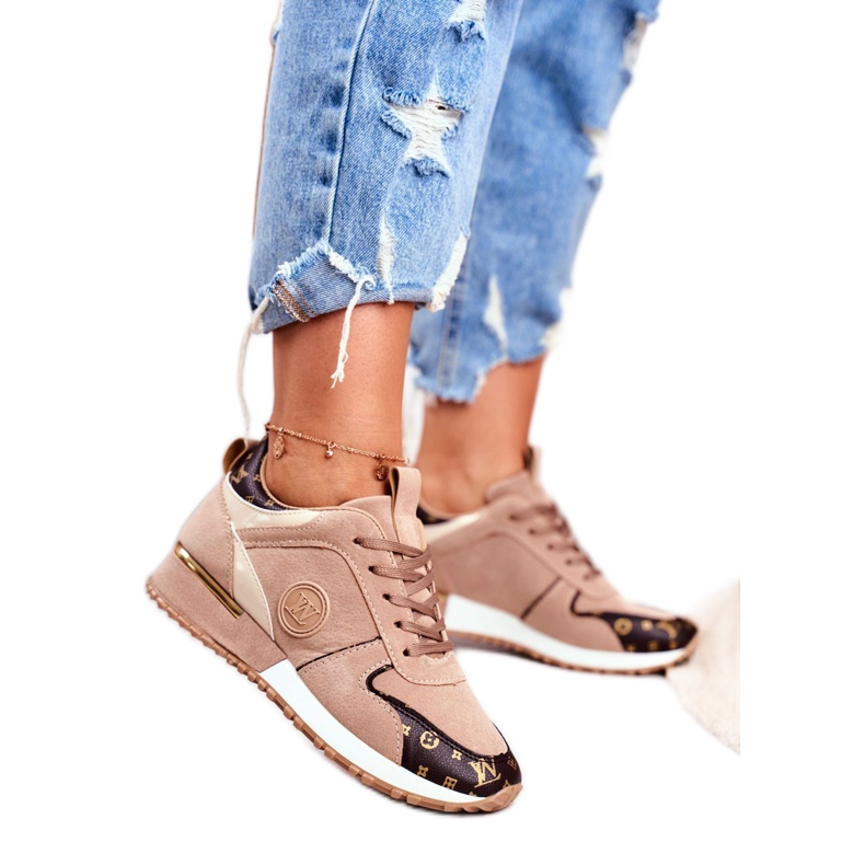 Damen Sportschuhe Beige Golden Clementine Elements braun