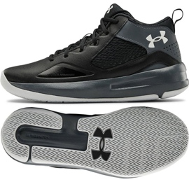 Under Armour Lockdown 5 M 3023949-001 Schuhe grauschwarz schwarz