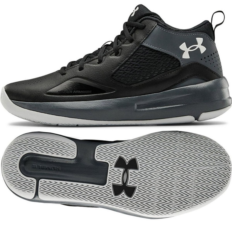 Under Armour Lockdown 5 M 3023949-001 Schuhe grauschwarz schwarz