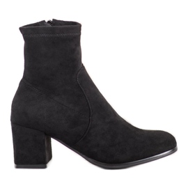 Evento Stiefel mit hohem Absatz schwarz