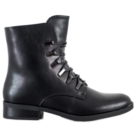 SHELOVET Klassische schwarze Stiefel