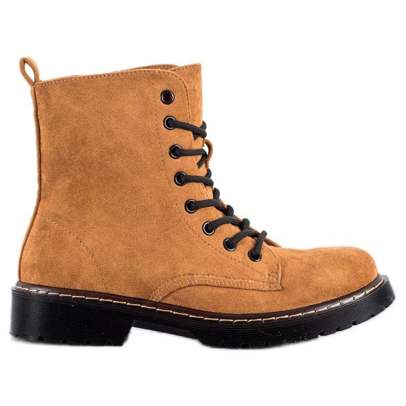 Small Swan Camel Wildleder Trapper braun