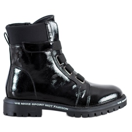 Goodin Lackierte Arbeiter mit Radiergummi schwarz