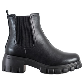 Goodin Chelsea-Boots auf der Plattform schwarz