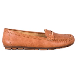 Clowse Bequeme Camel Loafer braun