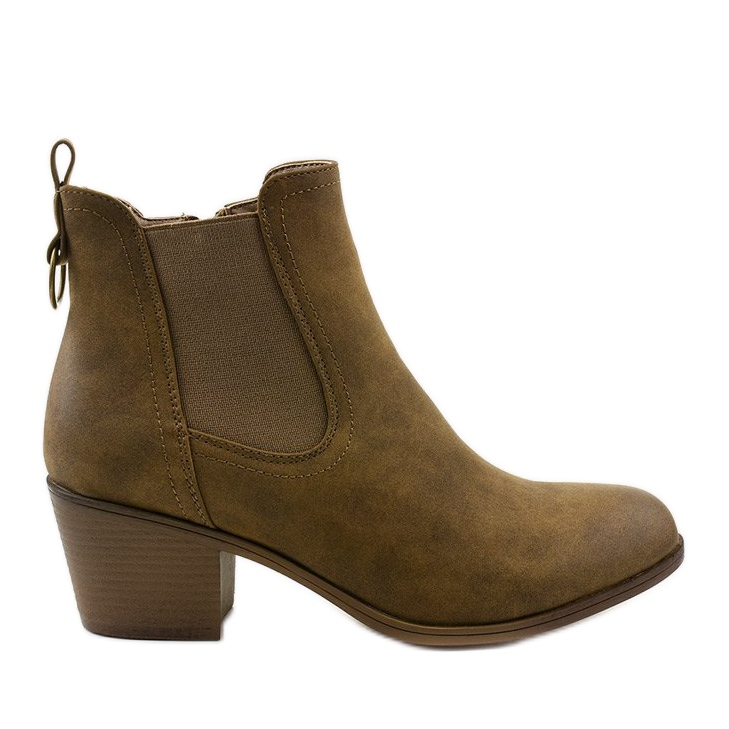 Khakifarbene Wildlederstiefeletten am Tarrenscribe-Posten grün