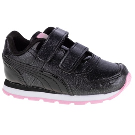 Puma Vista Glitz V Kleinkinder Jr 369721-10 schwarz rosa