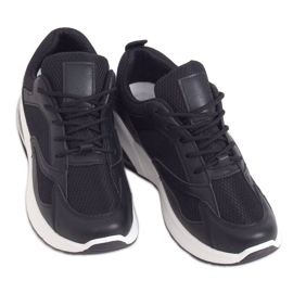 Schwarze Sportschuhe für Damen 8271-SP Black