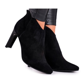 Damenstiefel auf hohem Absatz Laura Messi Schwarz 2200