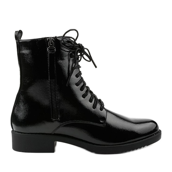 Schwarze Damen Arbeitsstiefel A8315 / B