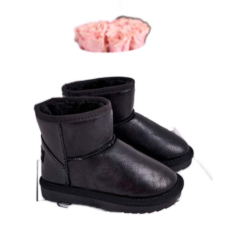 Apawwa Schwarze isolierte Kinder-Schneestiefel Coraline