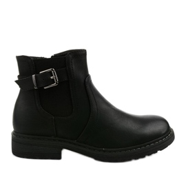 Schwarze Vicked isolierte Stiefel