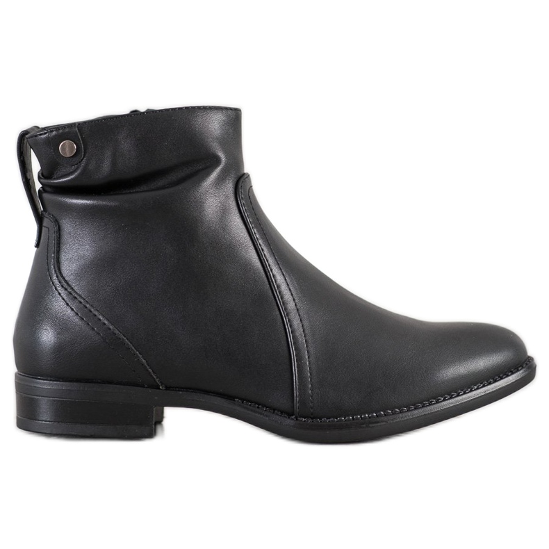 Klassische schwarze Stiefel von Sergio Leone