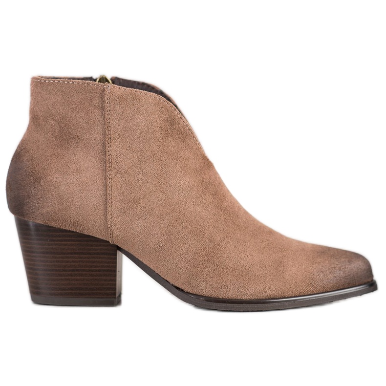 VINCEZA kurze Stiefel beige