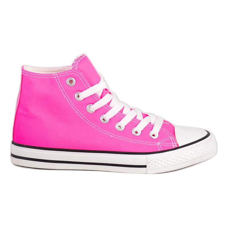 SHELOVET Hohe Turnschuhe rosa