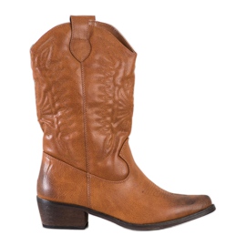 SDS Braune Cowboystiefel