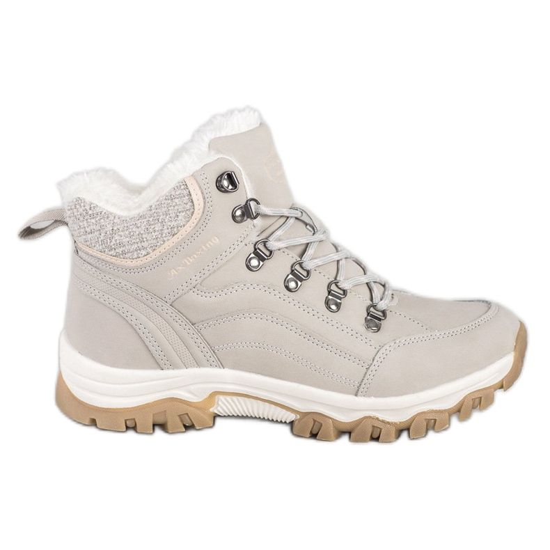 Ax Boxing Bequeme Trekkingschuhe beige