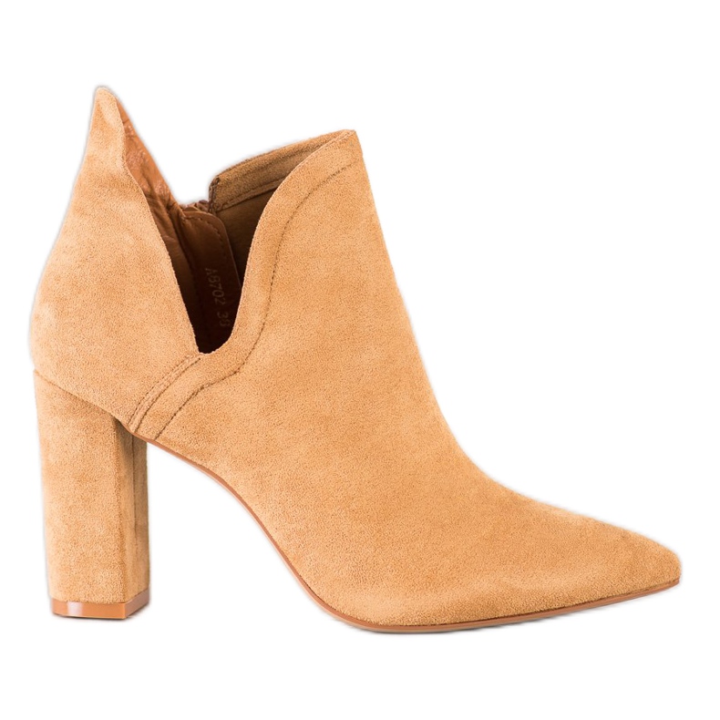 Bella Paris Booties mit einem Schnitt mehrfarbig