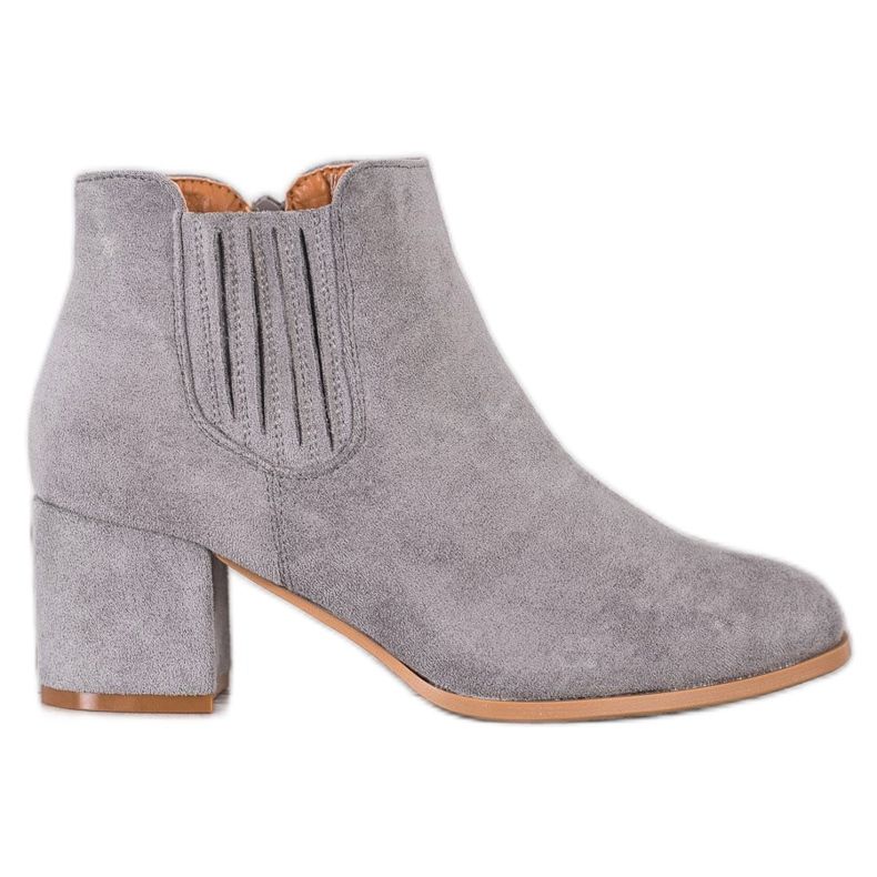 Bella Paris Kurze Stiefeletten aus Wildleder beige