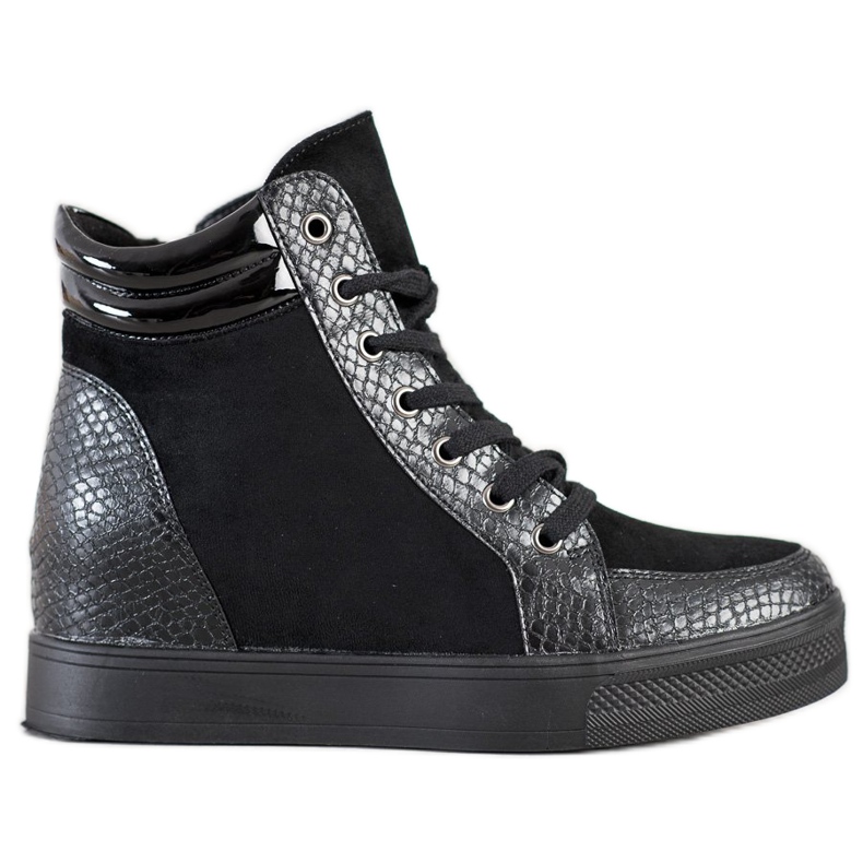 Bestelle Bequeme Keilschuhe schwarz