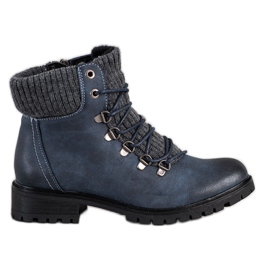Filippo Stilvolle Trapper marineblau blau