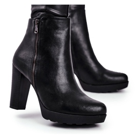 Damenstiefel mit Absatz Schwarz Eugene