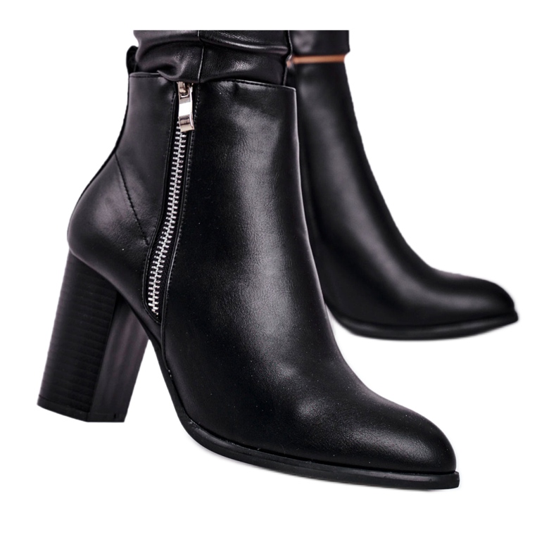 Damenstiefel mit Absatz Schwarz Gloris