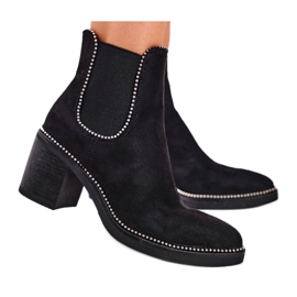 Damenstiefel mit hohem Absatz Schwarz Let Me