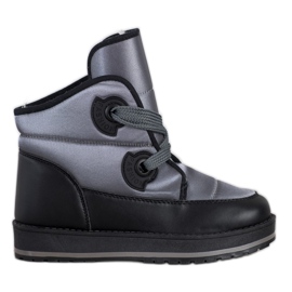 SHELOVET Modische Schneestiefel grau