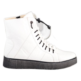 SHELOVET Weiße Arbeiter auf der Plattform