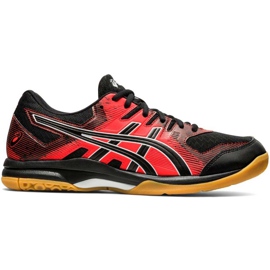 Asics Gel Rocket 9 schwarz-rot 1071A030 003 Herren Volleyballschuhe