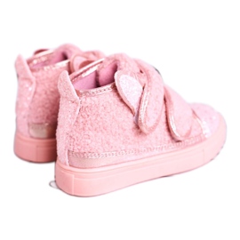 FRROCK Kinder Turnschuhe High Warm Pink Clifford