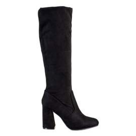 Sweet Shoes Stylische schwarze Stiefel