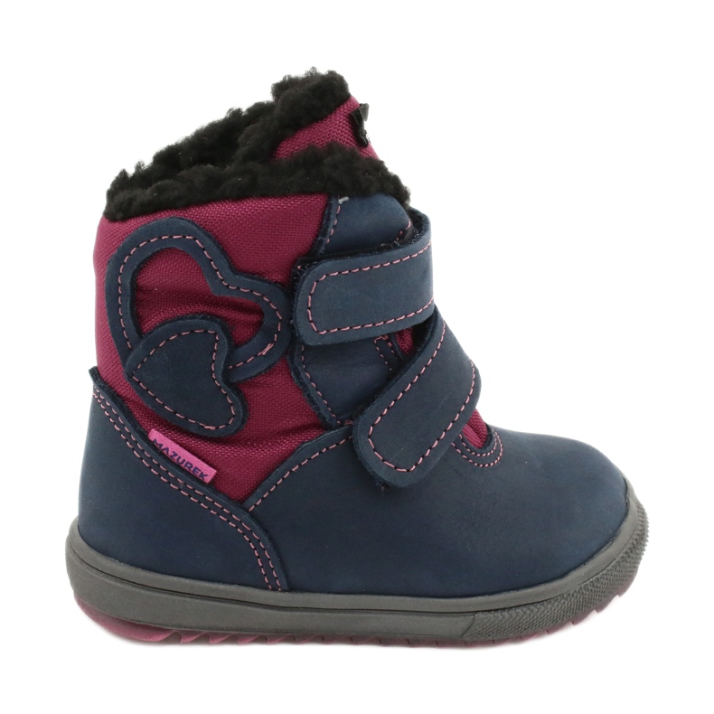 Stiefel Stiefel mit TE-POR Mazurek 1351 M Membran navy blau rosa