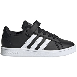 Adidas Grand Court C Kinderschuhe schwarz-weiß EF0108